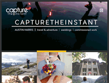 Tablet Screenshot of capturetheinstant.com
